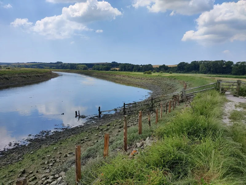 The River Ouse near Rodmell.