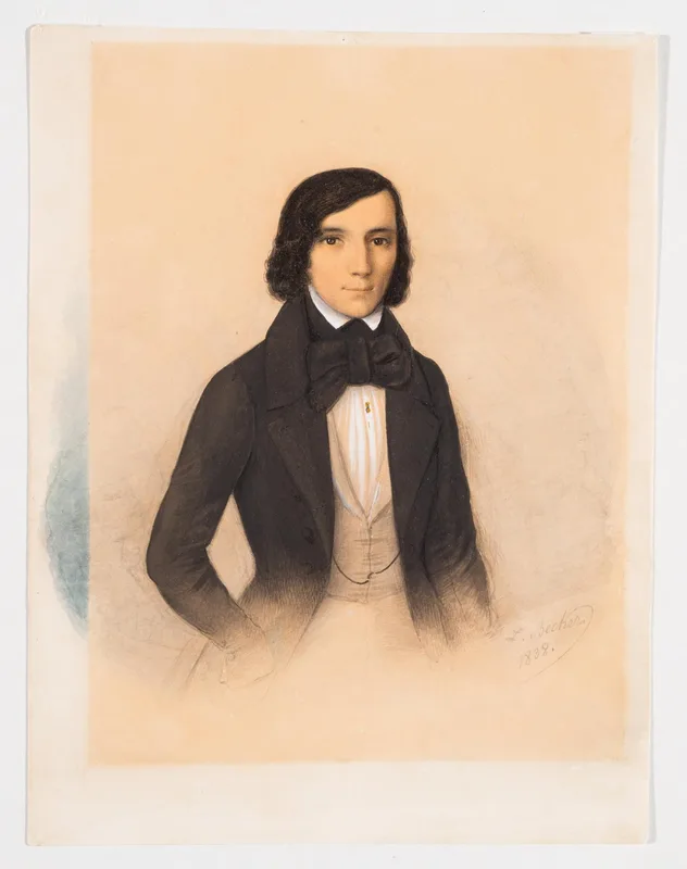 Nikolai Stankevich, painted by Becker in 1838.