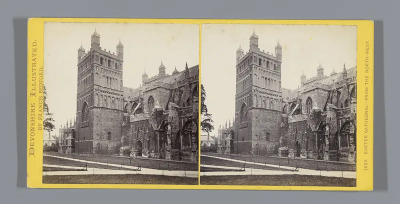 Exeter Cathedral from the north-west, photographed by Francis Bedford.