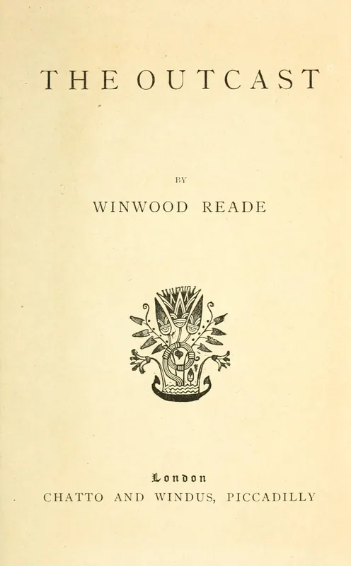 The title page of The Outcast, 1875.